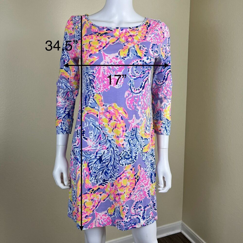 Lilly Pulitzer Womens Size S Marlowe Shift Shirt Dress Pima Cotton Preppy Resort - Picture 6 of 14
